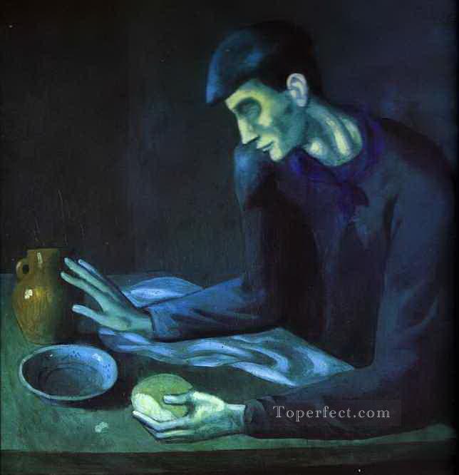 Breakfast of a Blind Man 1903 Pablo Picasso Oil Paintings
